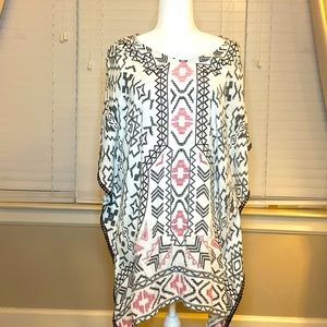 Xhilaration Aztec Swim Coverup Dress